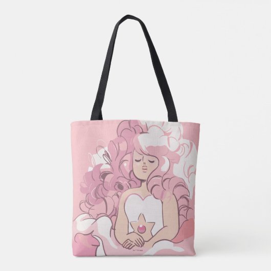 Steven Universe | Illustratie Roos Kwartz Tote Bag (Achterkant)