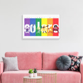 Steven Universe - Liefde komt in alle kleuren voor Canvas Afdruk (Insitu (Woonkamer))