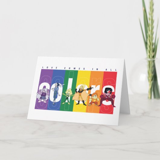 Steven Universe - Liefde komt in alle kleuren voor Kaart (Voorkant)