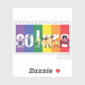 Steven Universe - Liefde komt in alle kleuren voor Sticker (Vel)