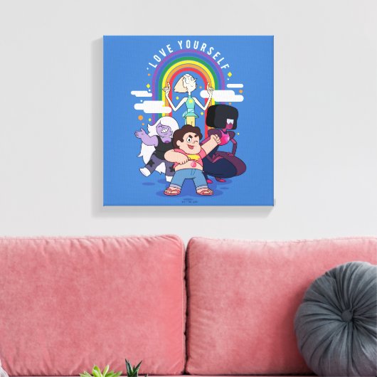 Steven Universe - Liefsaamhorigheid Canvas Afdruk (Insitu (Woonkamer))