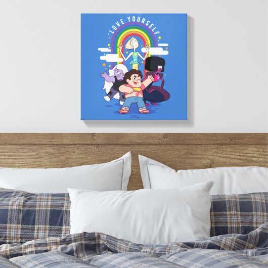 Steven Universe - Liefsaamhorigheid Canvas Afdruk (Insitu (Slaapkamer))