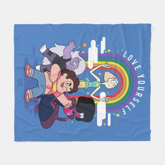 Steven Universe - Liefsaamhorigheid Fleece Deken (Voorkant (Horizontaal))