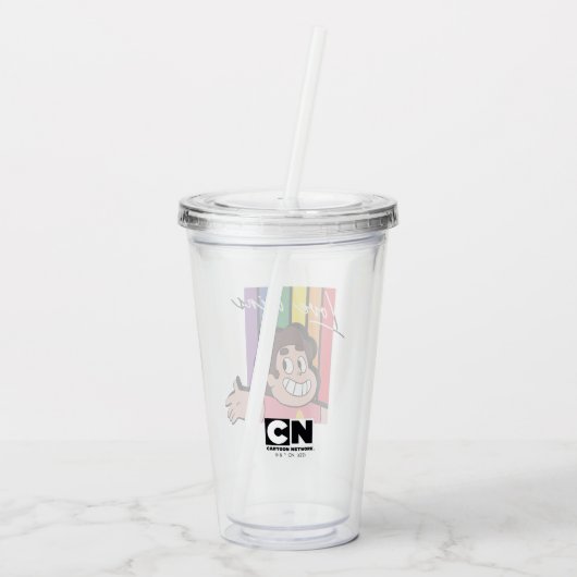 Steven Universe - Love Wins Acryl Drinkbeker (Achterkant)