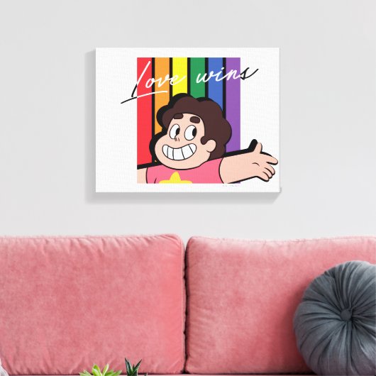 Steven Universe - Love Wins Canvas Afdruk (Insitu (Woonkamer))