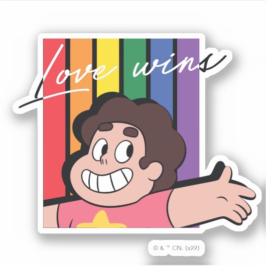 Steven Universe - Love Wins Sticker (Voorkant)
