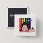 Steven Universe - Love Wins Vierkante Button 5,1 Cm (Voorkant /achterkant)