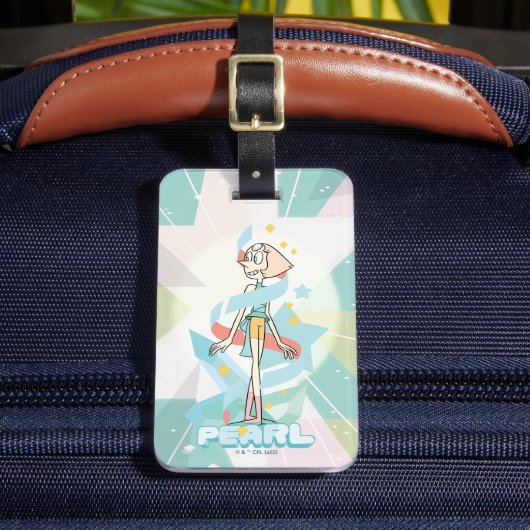 Steven Universe | Pearl Character Graphic Bagagelabel (Voorkant Insitu 2)