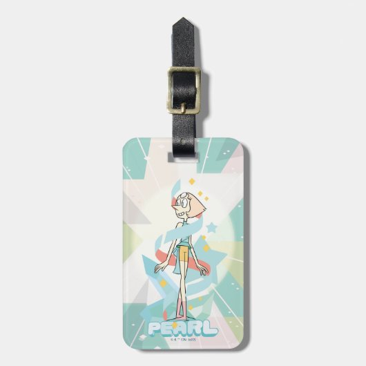 Steven Universe | Pearl Character Graphic Bagagelabel (Voorkant verticaal)