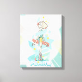 Steven Universe | Pearl Character Graphic Canvas Afdruk (Voorkant)