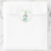 Steven Universe | Pearl Character Graphic Ronde Sticker (Tas)