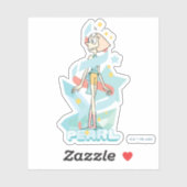Steven Universe | Pearl Character Graphic Sticker (Vel)