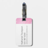 Steven Universe | Portret Roze Diamond Bagagelabel (Achterkant verticaal)