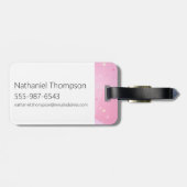 Steven Universe | Portret Roze Diamond Bagagelabel (Achterkant horizontaal)