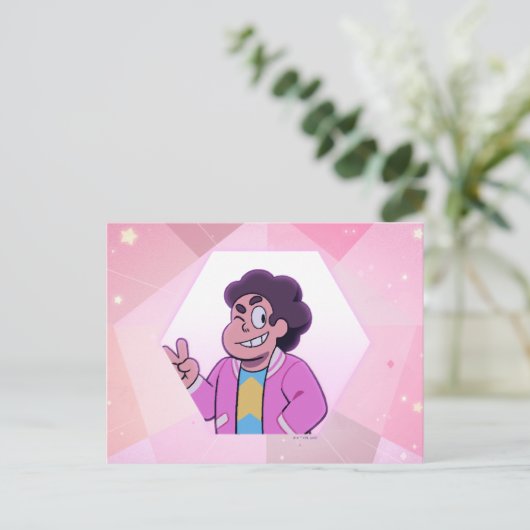 Steven Universe | Portret Roze Diamond Briefkaart (Staand voorkant)