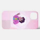 Steven Universe | Portret Roze Diamond Case-Mate iPhone Case (Achterkant (horizontaal))