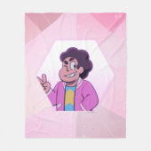 Steven Universe | Portret Roze Diamond Fleece Deken (Voorkant)