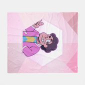Steven Universe | Portret Roze Diamond Fleece Deken (Voorkant (Horizontaal))