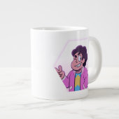 Steven Universe | Portret Roze Diamond Grote Koffiekop (Voorkant rechts)