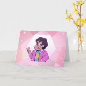 Steven Universe | Portret Roze Diamond Kaart (Gele Bloem)
