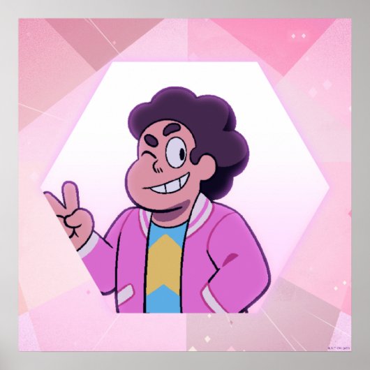 Steven Universe | Portret Roze Diamond Poster (Voorkant)