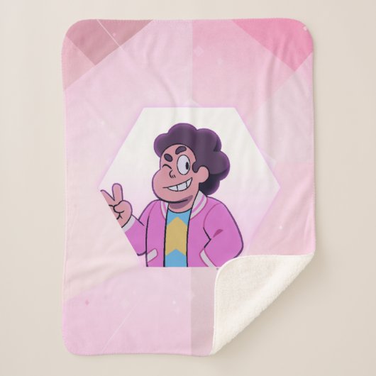Steven Universe | Portret Roze Diamond Sherpa Deken (Voorkant)