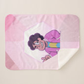 Steven Universe | Portret Roze Diamond Sherpa Deken (Voorkant (horizontaal))
