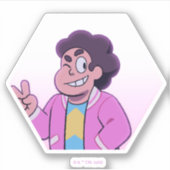 Steven Universe | Portret Roze Diamond Sticker (Voorkant)