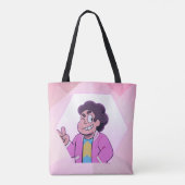 Steven Universe | Portret Roze Diamond Tote Bag (Achterkant)