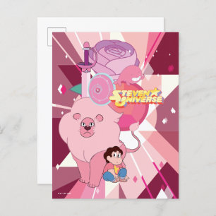 Steven Universe   Roos Kwartz Legacy Briefkaart