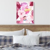 Steven Universe | Roos Kwartz Legacy Canvas Afdruk (Insitu (Slaapkamer))