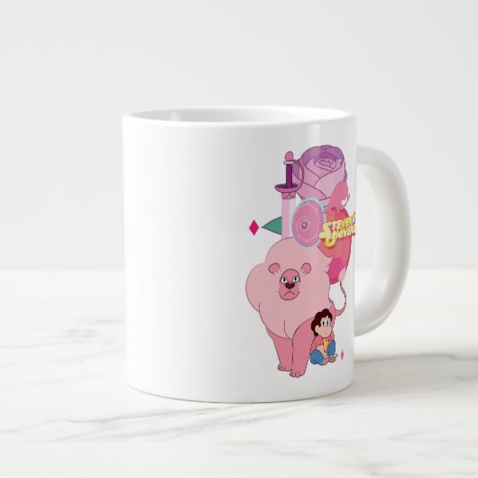 Steven Universe | Roos Kwartz Legacy Grote Koffiekop (Voorkant rechts)