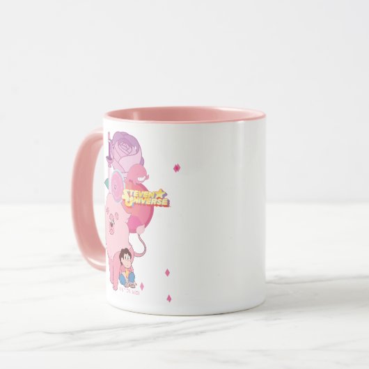 Steven Universe | Roos Kwartz Legacy Mok (Voorkant links)