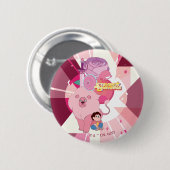 Steven Universe | Roos Kwartz Legacy Ronde Button 5,7 Cm (Voorkant /achterkant)