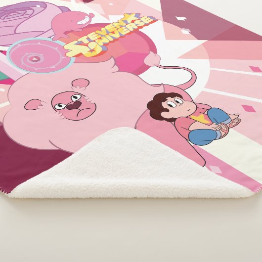 Steven Universe | Roos Kwartz Legacy Sherpa Deken (3/4)