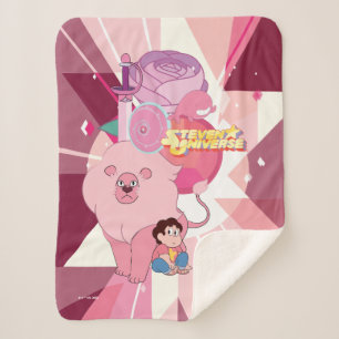 Steven Universe Roos Kwartz Legacy Sherpa Deken