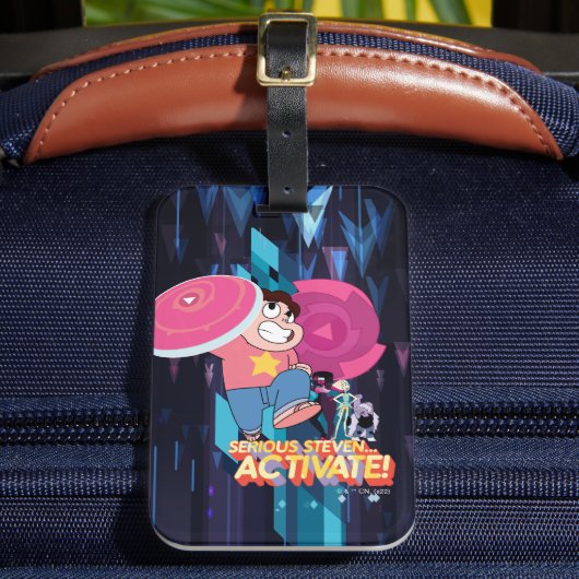Steven Universe | Serieuze Steven... activeren! Bagagelabel (Voorkant Insitu 2)
