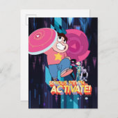 Steven Universe | Serieuze Steven... activeren! Briefkaart (Voorkant / Achterkant)