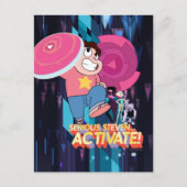 Steven Universe | Serieuze Steven... activeren! Briefkaart (Voorkant)