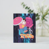 Steven Universe | Serieuze Steven... activeren! Briefkaart (Staand voorkant)