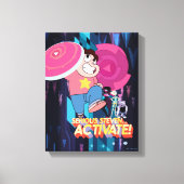 Steven Universe | Serieuze Steven... activeren! Canvas Afdruk (Voorkant)