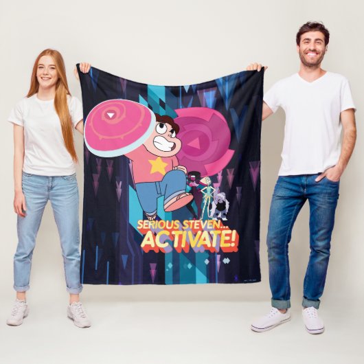 Steven Universe | Serieuze Steven... activeren! Fleece Deken (In situ)