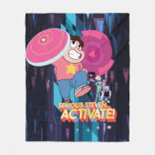 Steven Universe | Serieuze Steven... activeren! Fleece Deken (Voorkant)