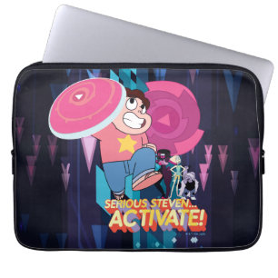 Steven Universe Serieuze Steven... activeren! Laptop Sleeve