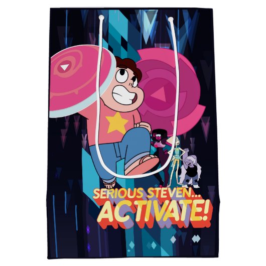 Steven Universe | Serieuze Steven... activeren! Medium Cadeauzakje (Achterkant)