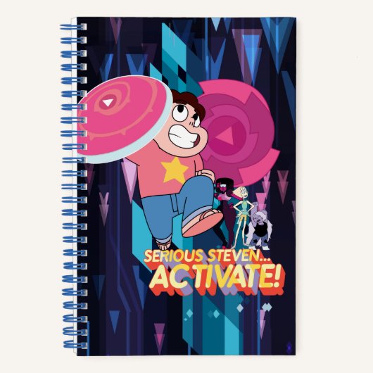 Steven Universe | Serieuze Steven... activeren! Notitieboek (Voorkant)