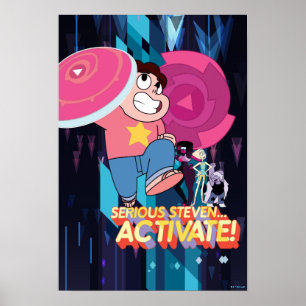 Steven Universe Serieuze Steven... activeren! Poster