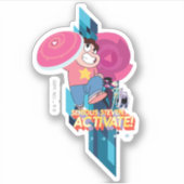 Steven Universe | Serieuze Steven... activeren! Sticker (Voorkant)