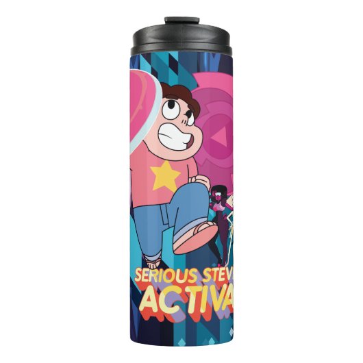 Steven Universe | Serieuze Steven... activeren! Thermosbeker (Voorkant)
