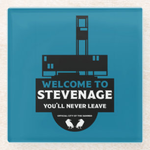 Stevenage Hertfordshire Glazen Onderzetter